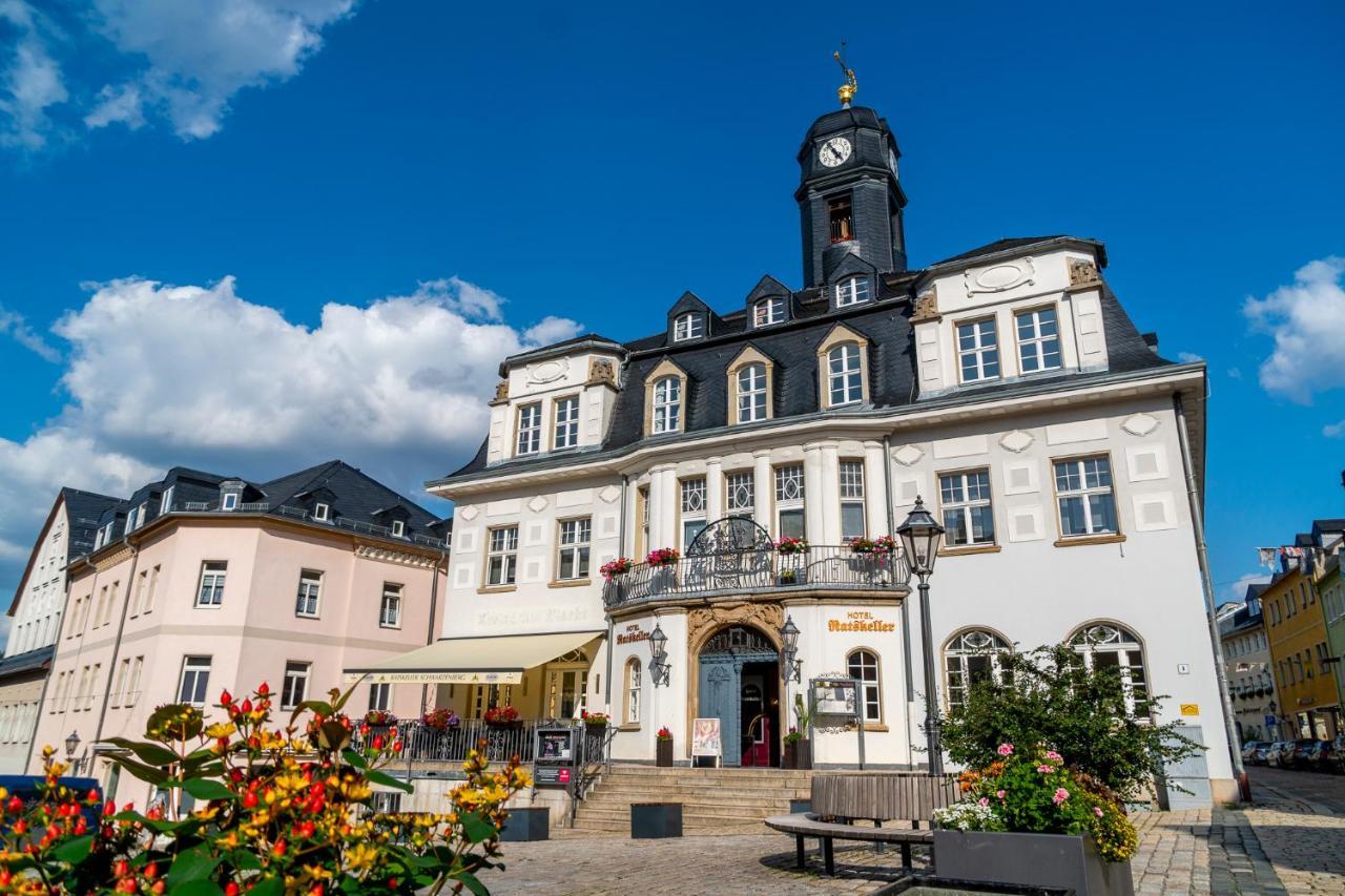 Hotel Ratskeller Schwarzenberg Schwarzenberg  Dış mekan fotoğraf